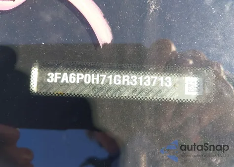 2016 Ford Fusion Se from USA, damaged, VIN 3FA6P0H71GR313713